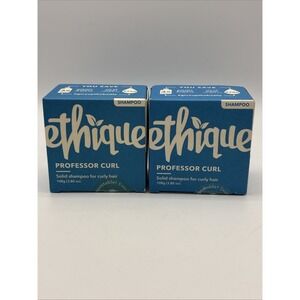 2 pack Ethique Professor Curl  Defining Solid Shampoo for Curly Hair 3.88oz Bars